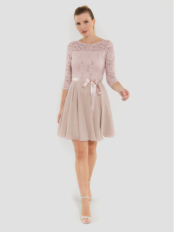 Swing Swing Sukienka koktajlowa 77761210 Różowy Regular Fit
