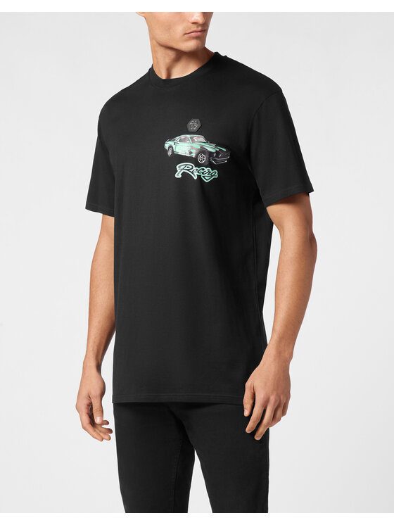 PHILIPP PLEIN PHILIPP PLEIN Tričko 21095 Čierna Regular Fit