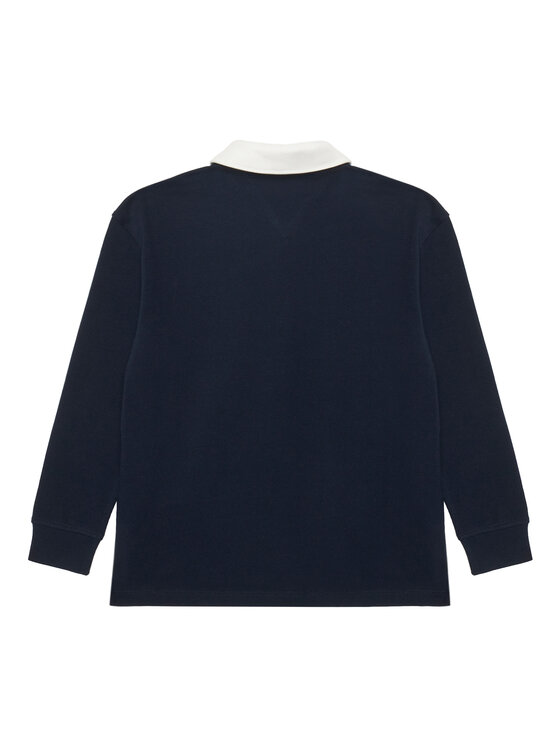 Tommy Hilfiger Tommy Hilfiger Тениска с яка и копчета KB0KB10354 Тъмносин Regular Fit