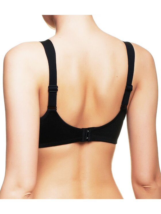 Triumph Triumph Biustonosz bezfiszbinowy Doreen Plus Cotton Czarny