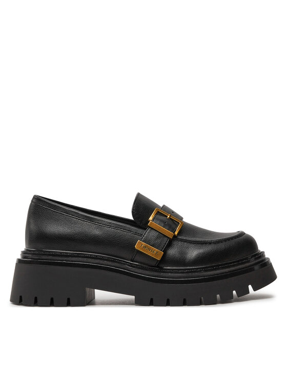 TWINSET TWINSET Loafers Mocassino 242TCP044 Negru