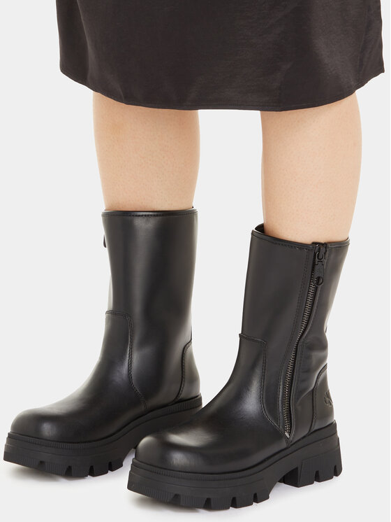 Calvin Klein Jeans Calvin Klein Jeans Μποτάκια Chunky Combat Zip Boot Wn YW0YW01109 Μαύρο