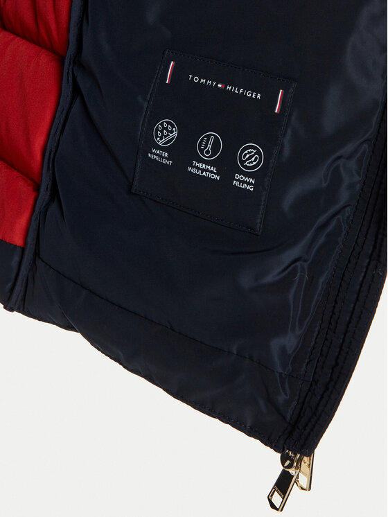 Tommy Hilfiger Tommy Hilfiger Geacă din puf Heritage WW0WW43601 Bleumarin Regular Fit