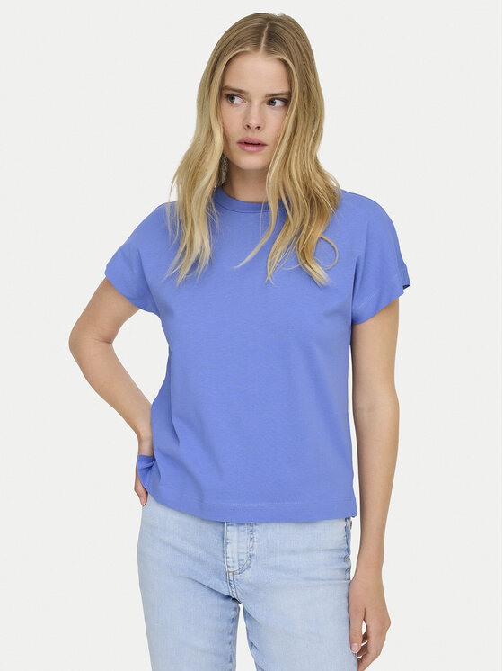 ONLY ONLY T-Shirt Erica 15308926 Niebieski Oversize