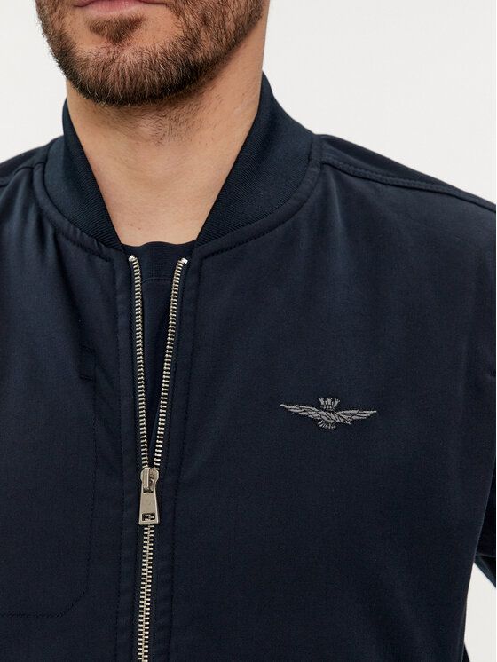 Aeronautica Militare Aeronautica Militare Bunda bomber 241AB2139CT3247 Tmavomodrá Regular Fit