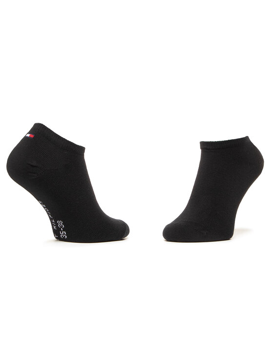 Tommy Hilfiger Tommy Hilfiger 2er-Set niedrige Unisex-Socken 301390 Schwarz