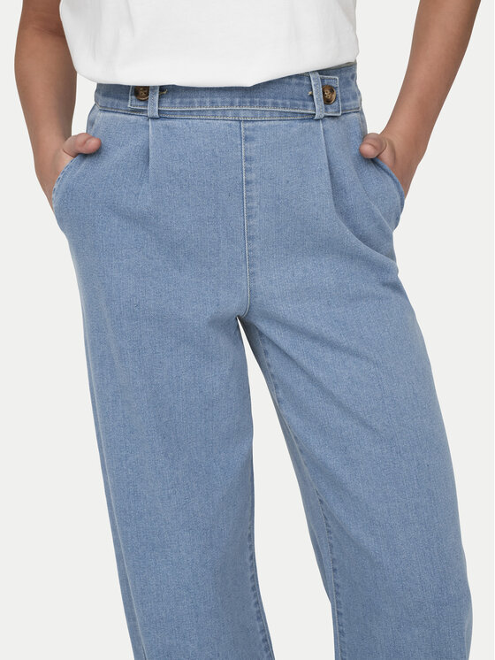 JDY JDY Τζιν Geggo 15320844 Γαλάζιο Wide Leg
