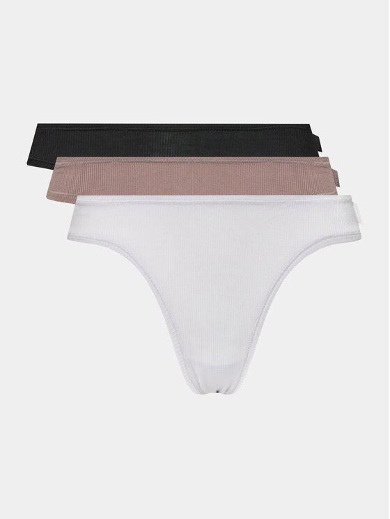 Calvin Klein Underwear Set 3 Parov Spodnjih Hlačk 000QD5206E Pisana