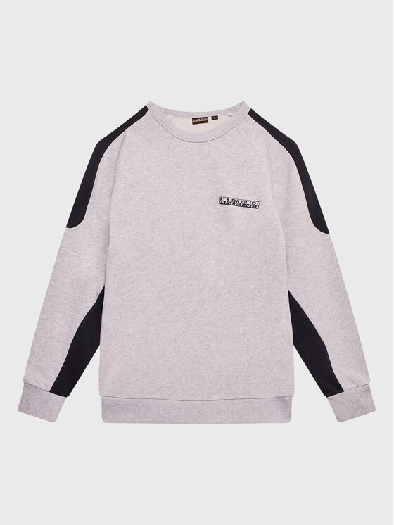 Napapijri Napapijri Суитшърт B-Pinta NP0A4GXC D Сив Regular Fit