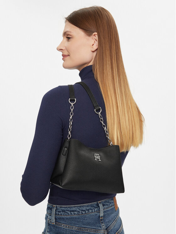 Tommy Hilfiger Tommy Hilfiger Τσάντα The Emblem Crossover AW0AW14219 Μαύρο