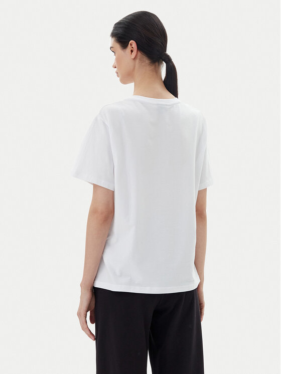 EA7 Emporio Armani EA7 Emporio Armani Majica 7W000029 AF10373 U0002 Bela Loose Fit