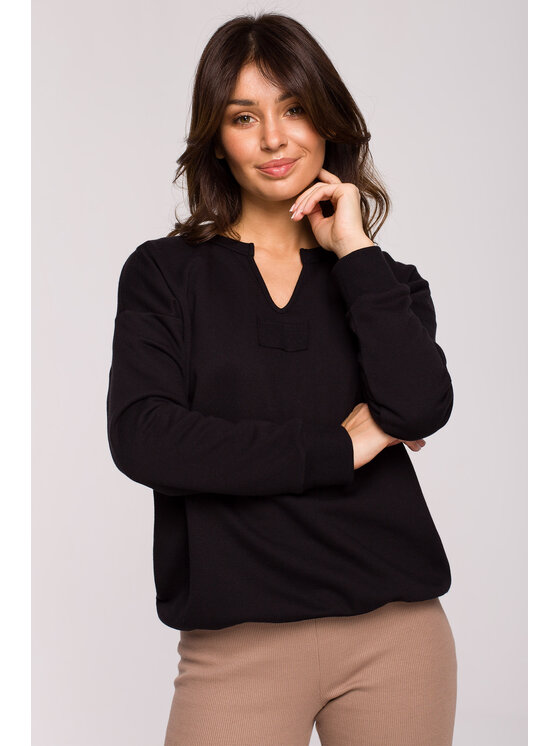 BeWear BeWear Mikina B225 Černá Comfort Fit
