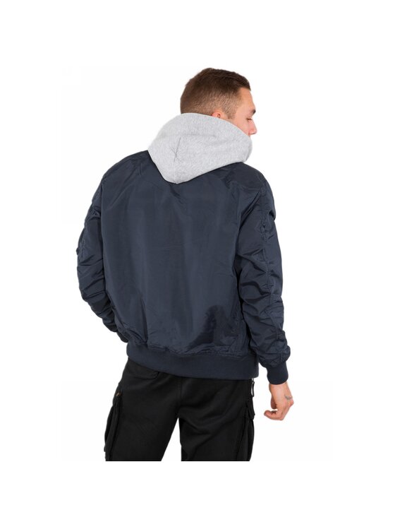 Alpha Industries Alpha Industries Kurtka bomber AI.196108-07 Granatowy Core Fit