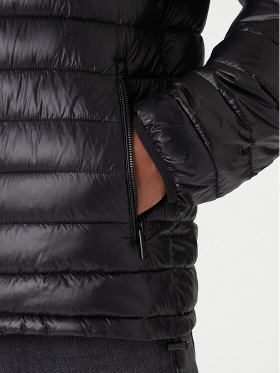 KARL LAGERFELD KARL LAGERFELD Átmeneti kabát Blouson 505400 554590 Fekete Regular Fit