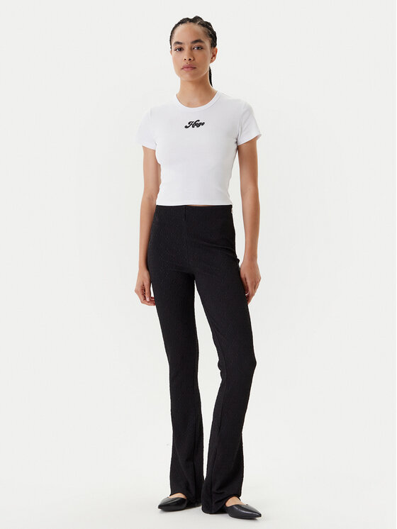 HUGO HUGO T-särk Delanor_2 50539132 Beež Slim Fit