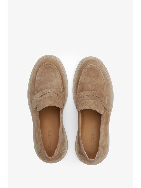 Estro Estro Μοκασίνια ER00114533 Καφέ