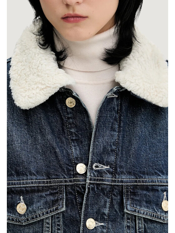 Tommy Jeans Tommy Jeans Giacca di pelle DW0DW22485 Blu Casual Fit