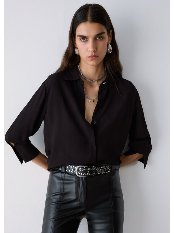 Liu Jo Liu Jo Camicia CF6207T257822222 Nero Regular Fit