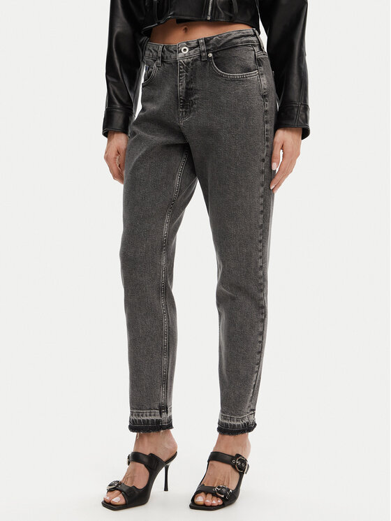 Karl Lagerfeld Jeans Karl Lagerfeld Jeans Τζιν A1W10041 Γκρι Mom Fit