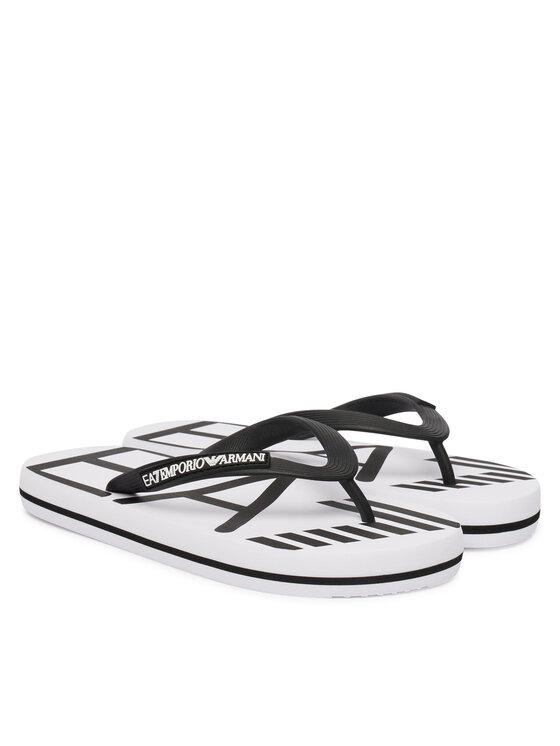EA7 Emporio Armani EA7 Emporio Armani Šlepetės per pirštą 7X000659 AF22188 MZ021 Balta