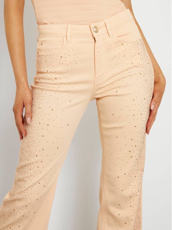 Guess Guess Jeansy 162393 Oranžová Flared Fit