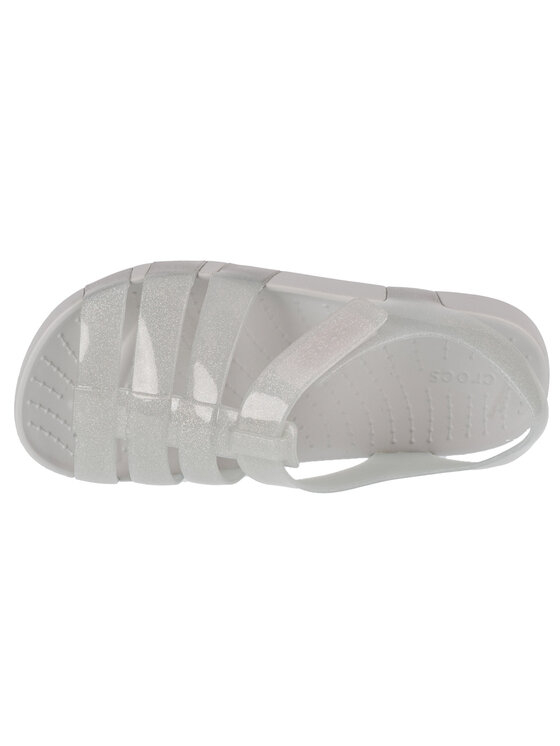 Crocs Crocs Sandały Isabella Glitter Kids Sandal Szary