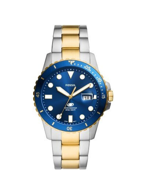Fossil Fossil Zegarek FS6034 Srebrny