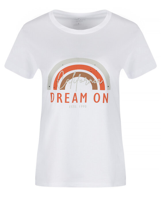 Cross Jeans Cross Jeans T-Shirt 55957-008 Biały