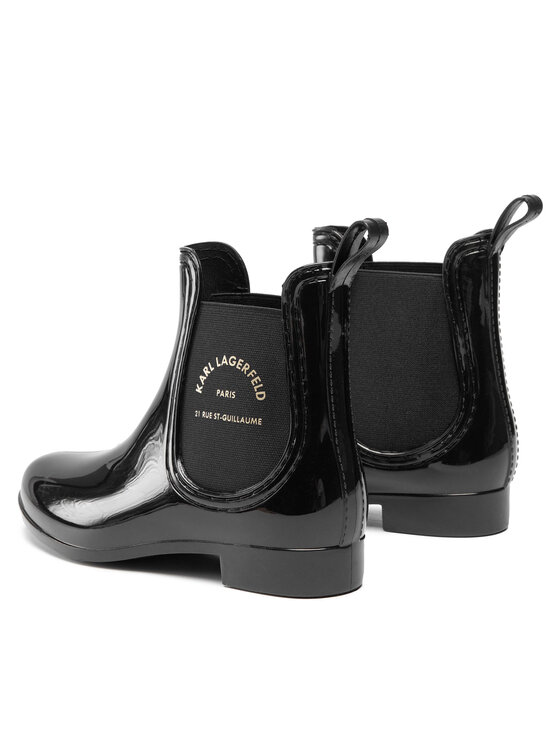 KARL LAGERFELD KARL LAGERFELD Гумени ботуши KL94770 Черен