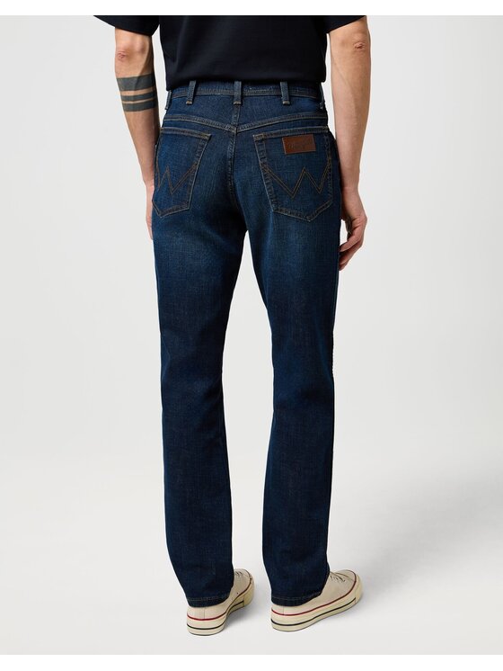 Wrangler Wrangler Jeansy TEXAS SLIM Niebieski Slim Fit