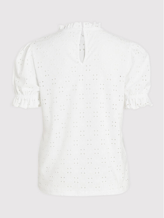 Vila Vila Halenka Kawa 14070251 Bílá Regular Fit
