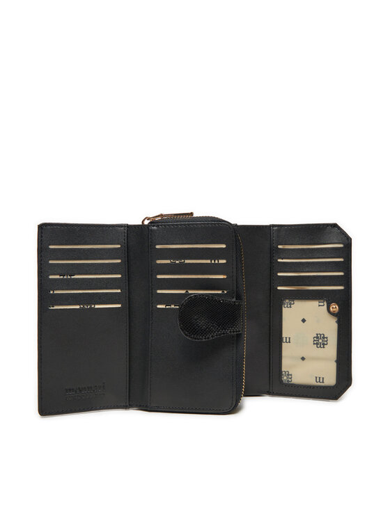 Monnari Monnari Große Damen Geldbörse PURIMP0-24Z-PUR0210-K020D000-R00 Schwarz
