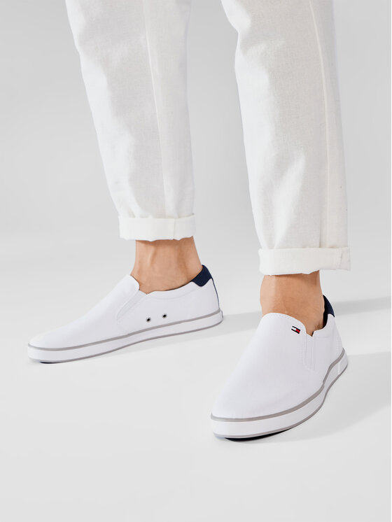 Tommy Hilfiger Tommy Hilfiger Teniși Harlow 2D FM0FM00597 Alb