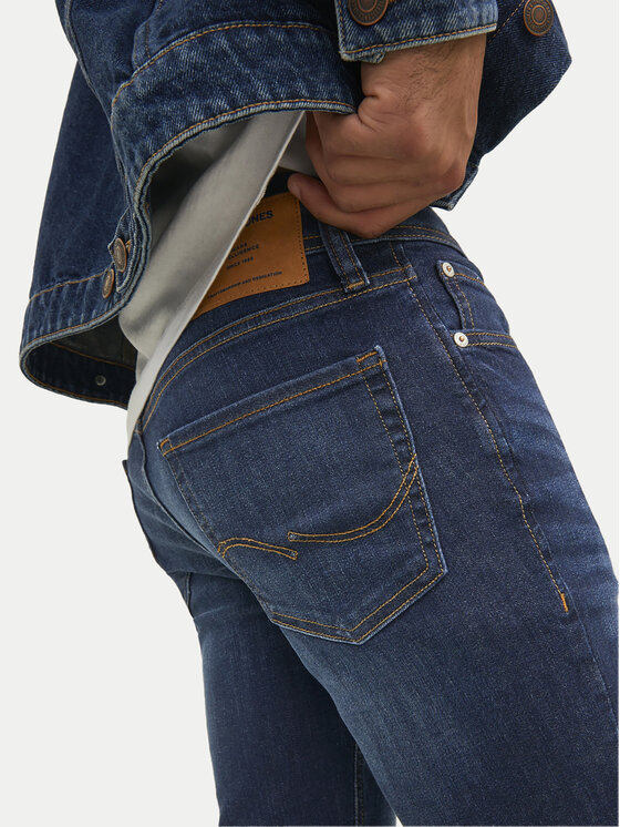 Jack&Jones Jack&Jones Džinsai Liam 12110056 Tamsiai mėlyna Skinny Fit