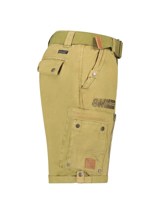 Geographical Norway Geographical Norway Bermudy SY1696H/GN-Mastic Beżowy Regular Fit