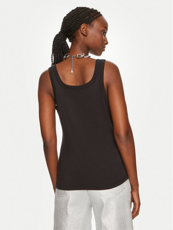 Just Cavalli Just Cavalli Top 76PAME03 Czarny Regular Fit
