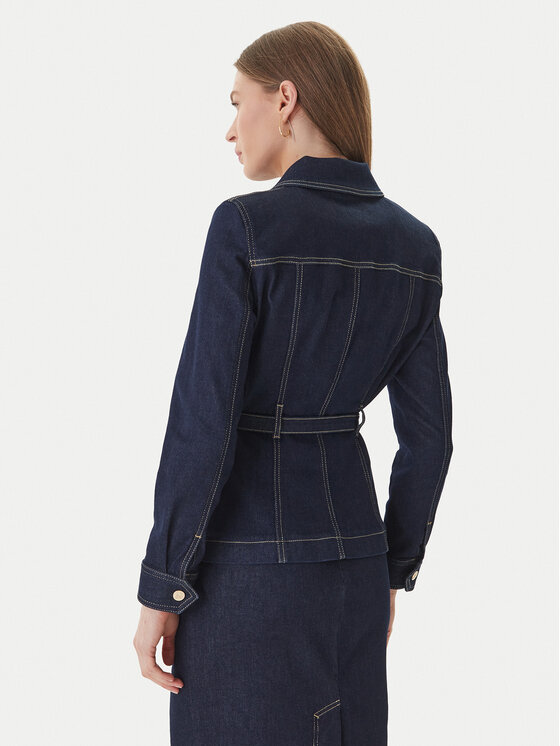 Luisa Spagnoli Luisa Spagnoli Džinsa jaka Vigana 542808 Tumši zils Slim Fit