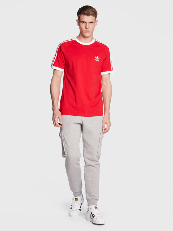 adidas adidas Póló Adicolor Classics 3-Stripes T-Shirt IA4852 Piros Regular Fit