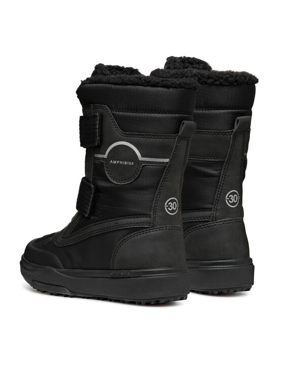 Geox Geox Μπότες Χιονιού J Bunshee Pg Boy B A J46D8A 0MEFU C9999 M Μαύρο