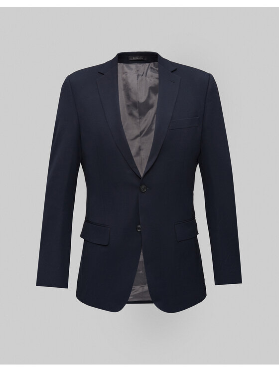 Borgio Borgio Garnitur galatro Granatowy Slim Fit