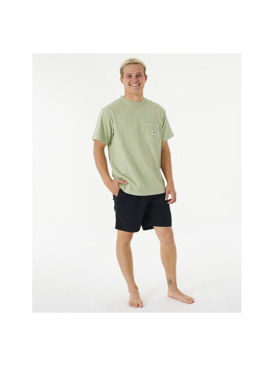 Rip Curl Rip Curl T-Shirt Quality Surf Products Pkt Tee Zielony Regular Fit
