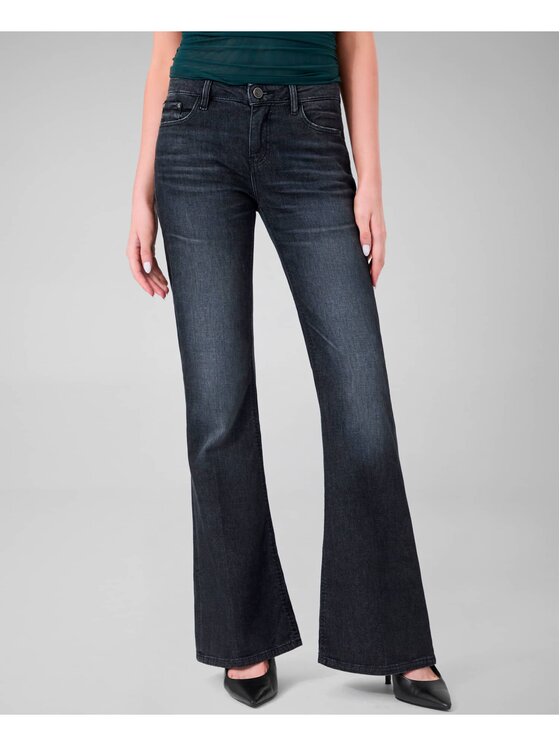 Guess Guess Jeansy 184481 Czarny Flared Fit