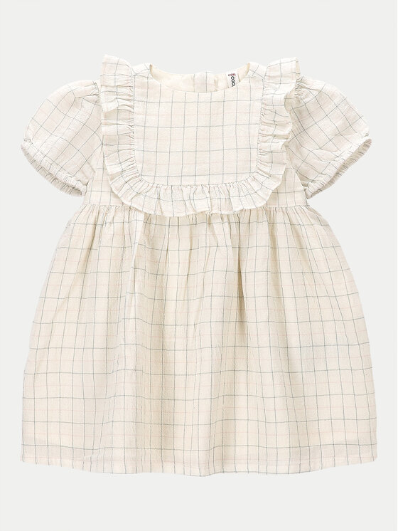 Coccodrillo Coccodrillo Sommerkleid WC4128201GPN Écru Regular Fit
