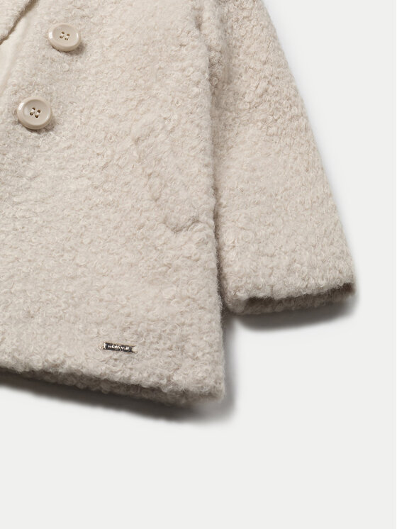 Mayoral Mayoral Cappotto di transizione 2478 Beige Regular Fit