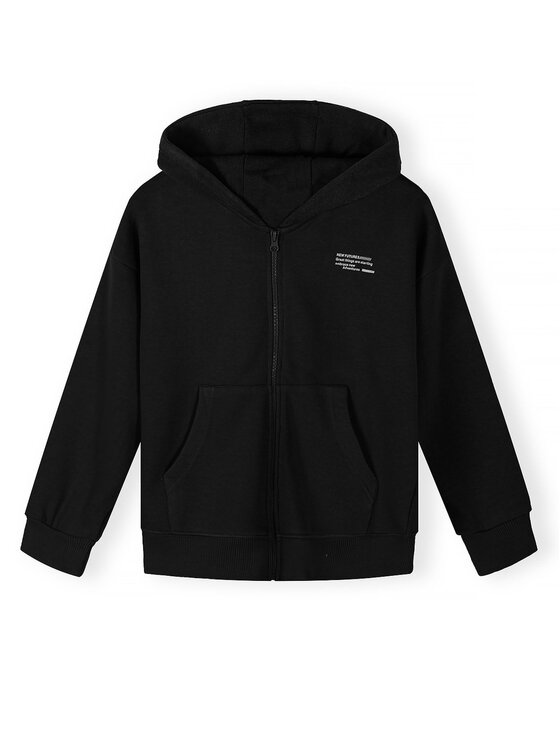 minoti minoti Bluza NOSFLEECE405 Czarny Loose Fit