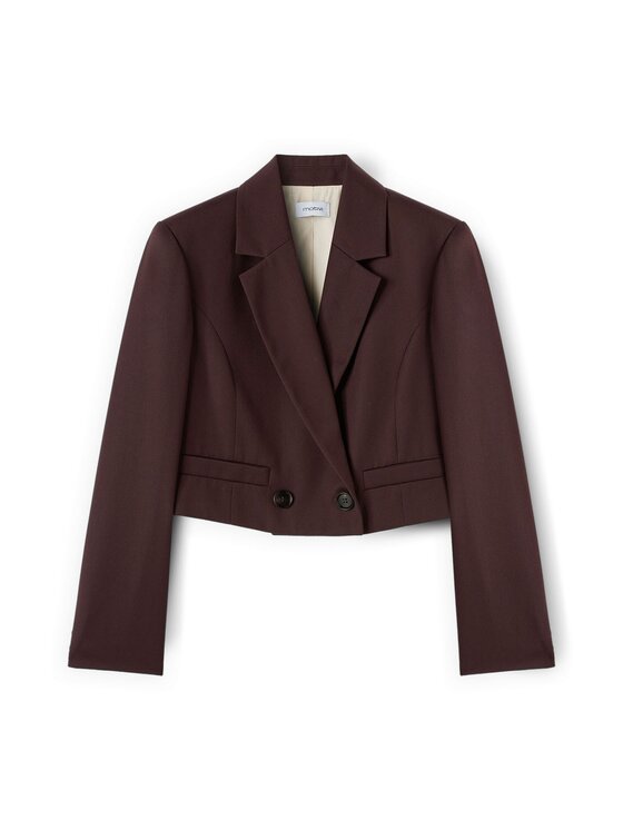 Motivi Motivi Giacca di transizione Q090Q001120N022 Marrone Regular Fit