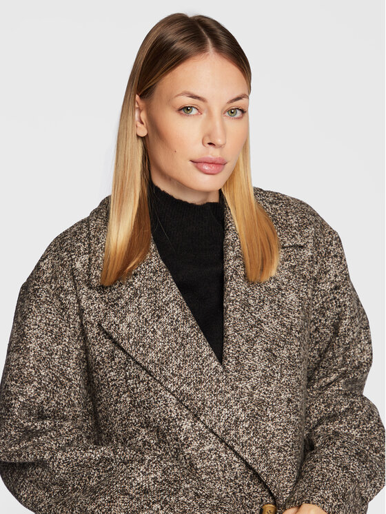 Gina Tricot Gina Tricot Übergangsmantel Dagny 17762 Braun Relaxed Fit