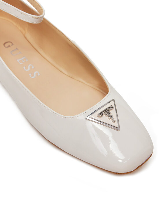 Guess Guess Μπαλαρίνες FLPLVV PAT02 Εκρού