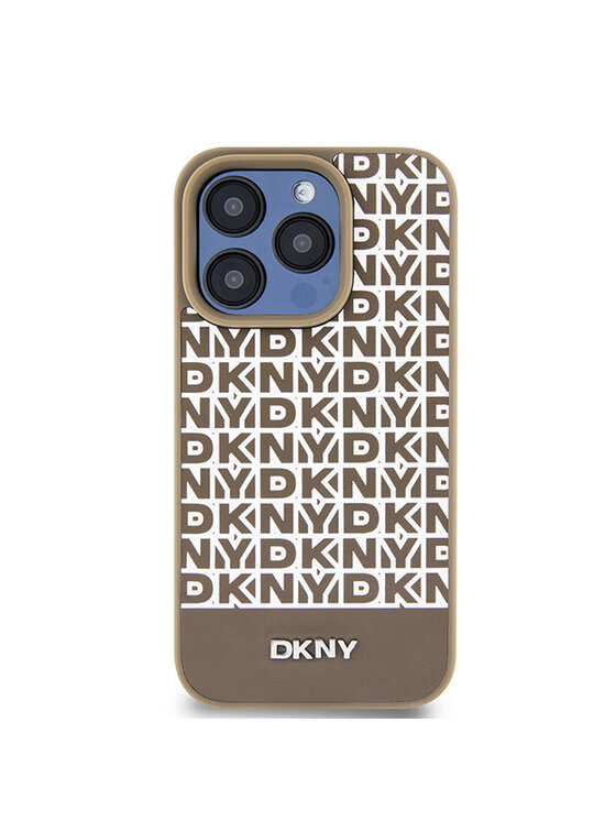 DKNY DKNY Etui na telefon Apple iPhone 15 Pro Max Brązowy