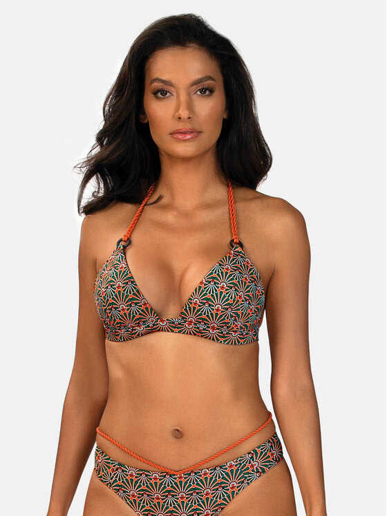 Feba Feba Bikini pezzo sopra FG17B Cachi